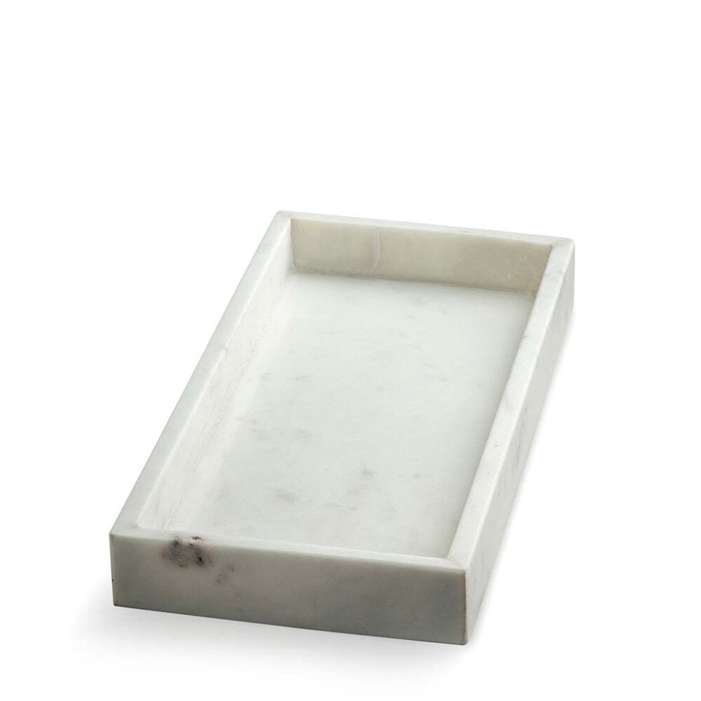 marblelous tray, white (primary)